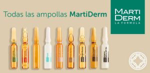 muestra de ampollas de martiderm